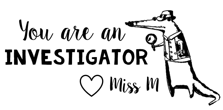 Investigator Rectangle Stamp - STAMP IT, By Miss. M
