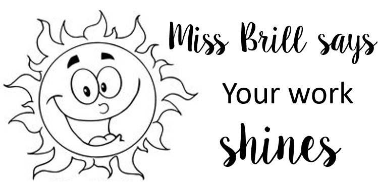 Sunshine rectangle stamp - STAMP IT, By Miss. M